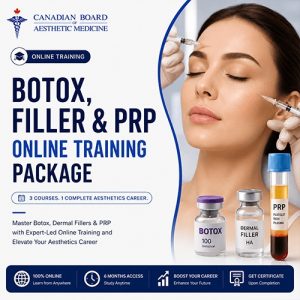 Botox, Filler & PRP Online Training Package