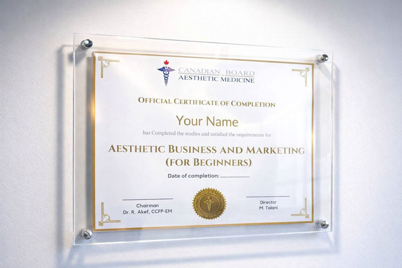 Certificate of Completion