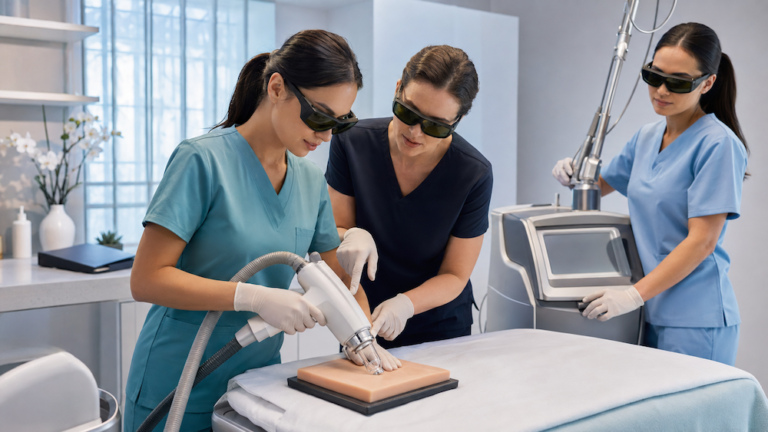 How to become certified in aesthetic laser treatments
