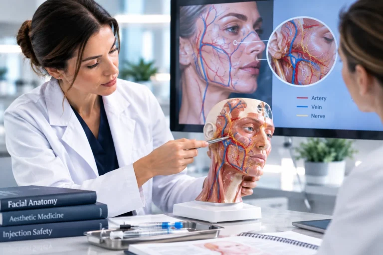 Facial Vascular Anatomy for Aesthetic Injectors: Key Structures and Safety Considerations