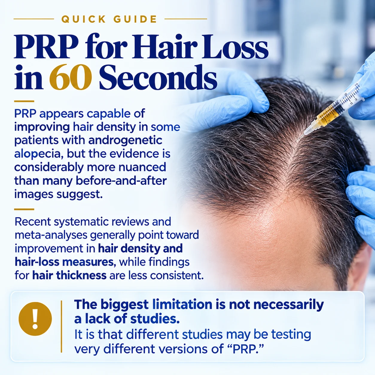 PRP for Hair Loss: Quick Guide